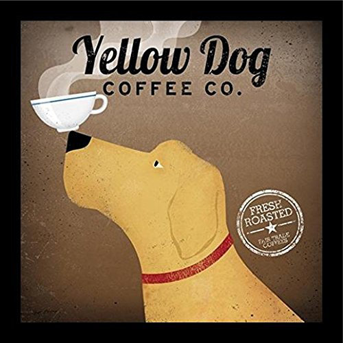 Winston Porter Yellow Dog Coffee Co Picture Frame Graphic Art